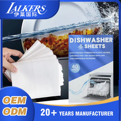 お買い得 ODM OEM 食器洗浄用洗剤シート プラスチックなし 環境に優しい 高汎用性 オンライン