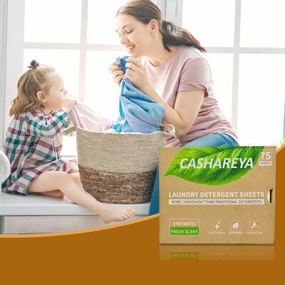 ディープデコンタミネーション ランドリー洗剤シート プライベートラベル 使い捨て ランドリー洗濯シート