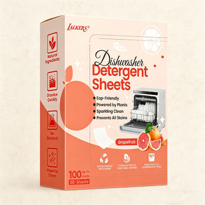 エコフレンドリー 低刺激 長持ち 食洗機用洗剤シート 簡単食器洗い