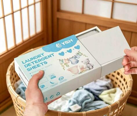 お買い得 硬い汚れを洗浄するためのプラスチックのない環境にやさしい洗濯洗剤シート オンライン
