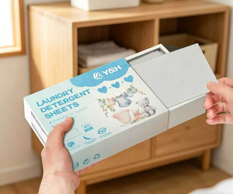 お買い得 環境に優しい洗濯用洗剤シート 強力な清掃力とカスタマイズ可能な香り オンライン