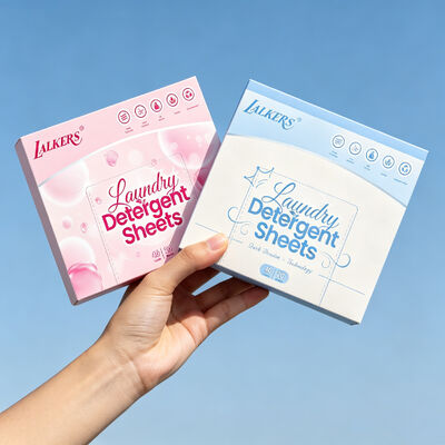 零廃棄物 硬い汚れのための活性物質の50%を含む商業用洗濯用洗浄剤シート