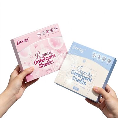 お買い得 100%植物性エコランドリーシート 廃棄物ゼロのパッケージと事前に測定された洗浄剤ストライプ オンライン