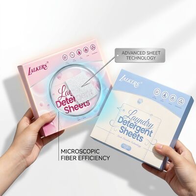 化学薬品のない洗濯用洗剤シートは,妊娠と赤ちゃんの安全な使用のために皮膚学的に検査されています.