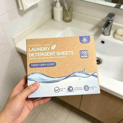 お買い得 低アレルギー性 無香料 洗濯洗剤シート 植物由来成分配合 敏感肌用 オンライン