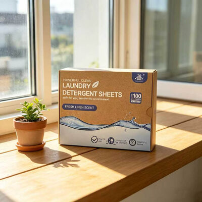 お買い得 耐久性のある香りの洗濯用洗浄剤シート 植物性表面活性剤を使用した有害な化学物質なしで深く清潔するために オンライン