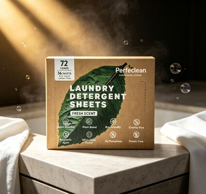 生物分解性植物性表面活性剤 洗濯用洗剤シート 環境に優しい洗濯用