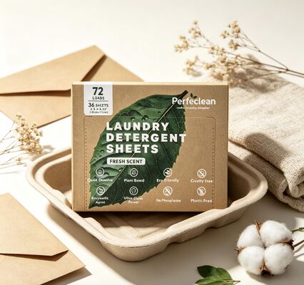 お買い得 生物分解性植物製洗濯用洗剤シート - 水溶性エコ洗濯シート オンライン