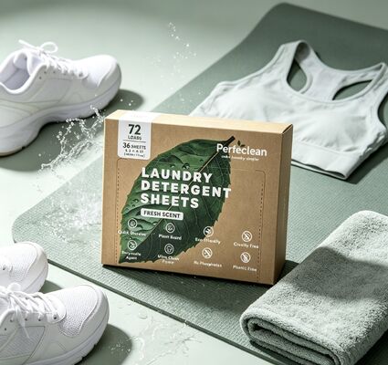 お買い得 軽量でコンパクトな持ち運びやすい植物由来の生分解性洗濯洗剤シート オンライン