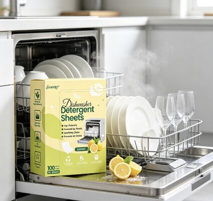 お買い得 生物分解性 食器洗浄用シート 強い汚れと油脂除去 ガラスセラミック 食器に安全 online